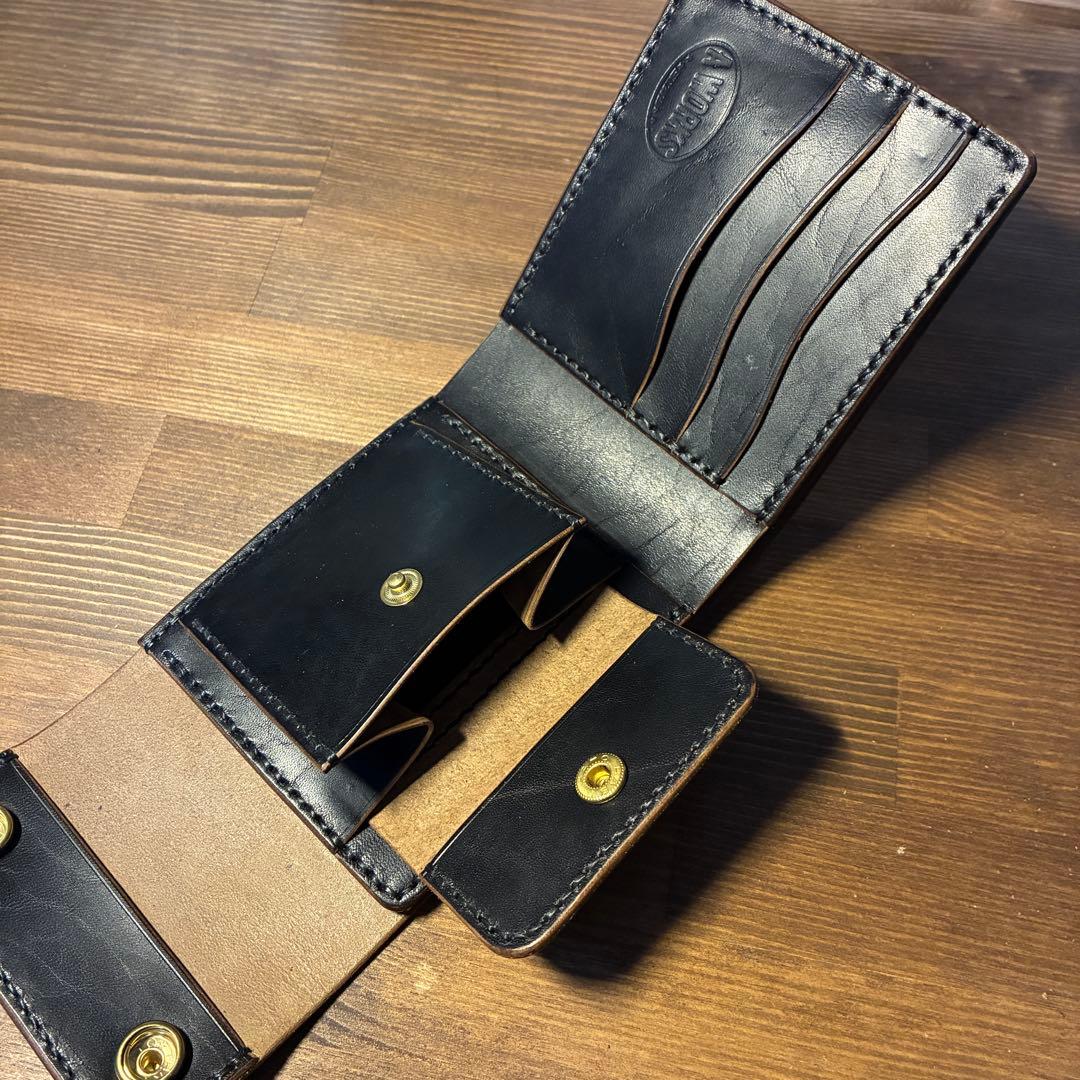 トラッカーウォレット　ハーフタイプ　MARYAM社　ホースバット　二つ折り