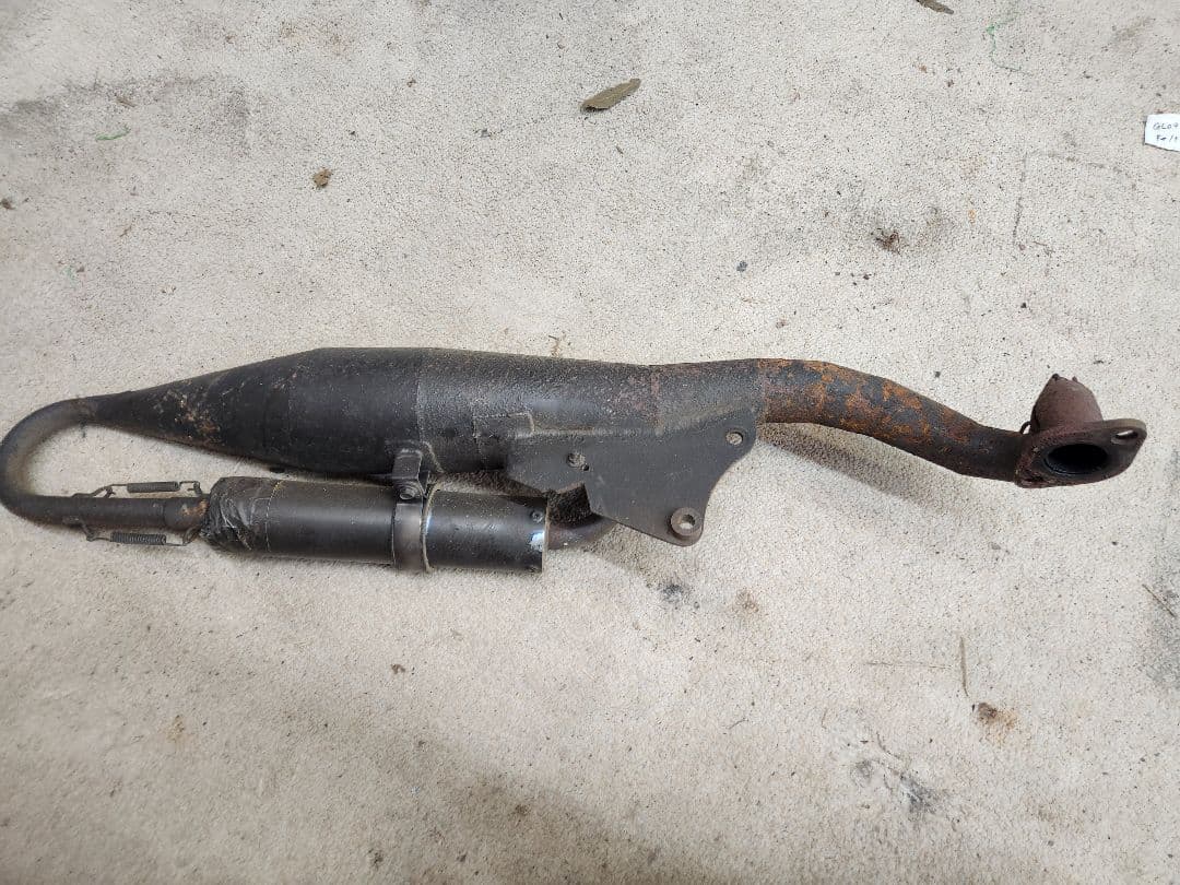 アドレスV100 リアライズユーロチャンバー 社外マフラー