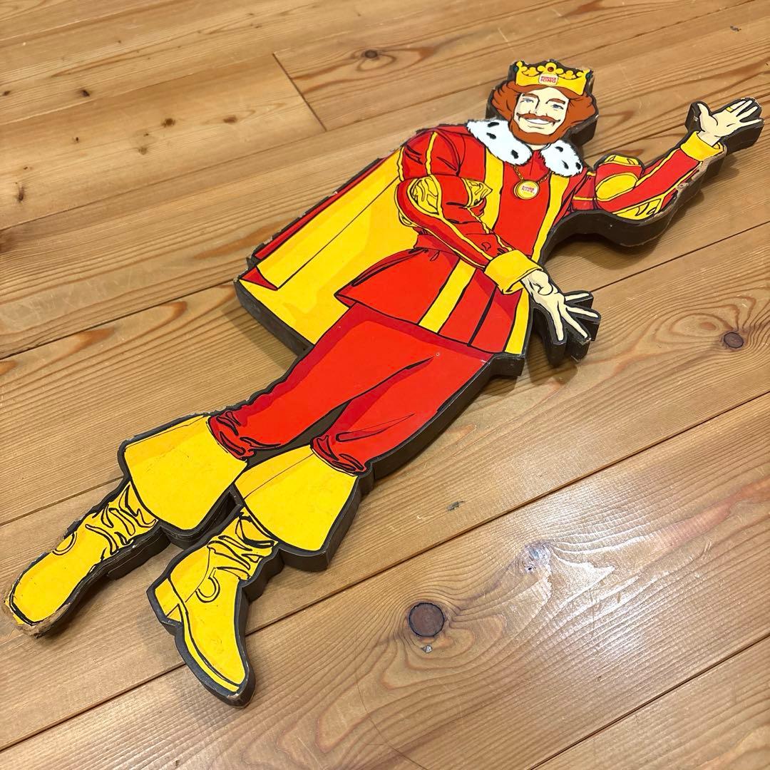 70年代　バーガーキング　ストアディスプレイ　サイン　アメトイ　店舗用