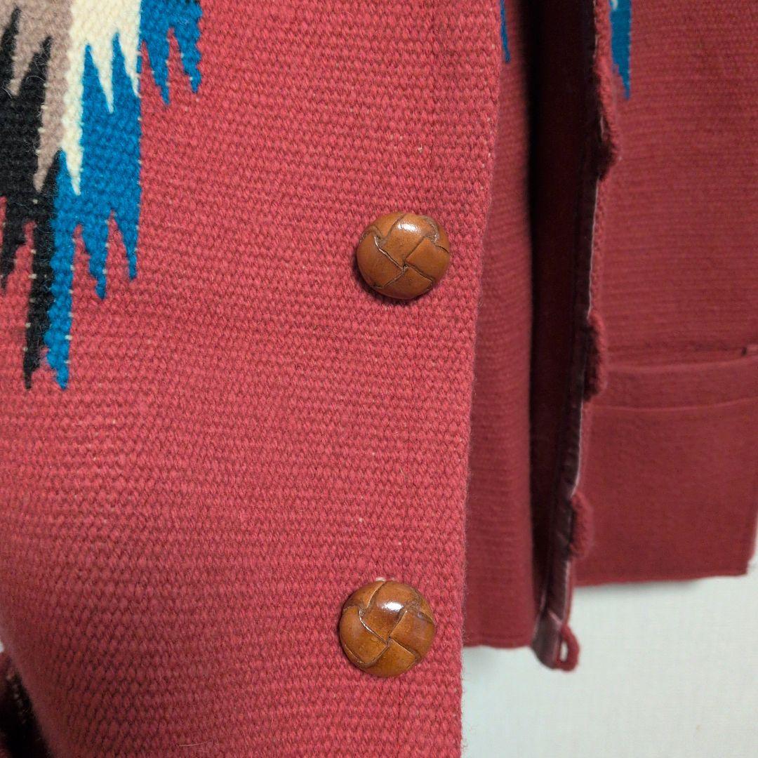 ORTEGA'S オルテガ ウール チマヨベスト 赤 40