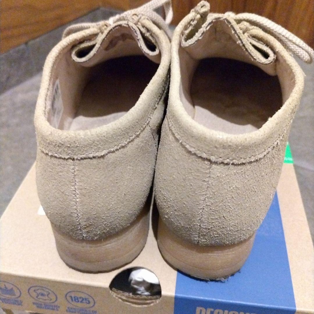 クラークス　ワラビー　ベージュ　 スエード 　モカシン　23cm