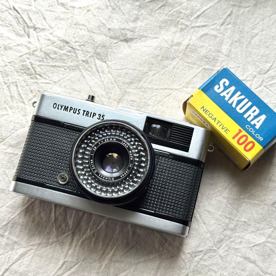 ⌘フィルム付き オーバーホール済み！ 作例あり！ OLYMPUS TRIP35⌘