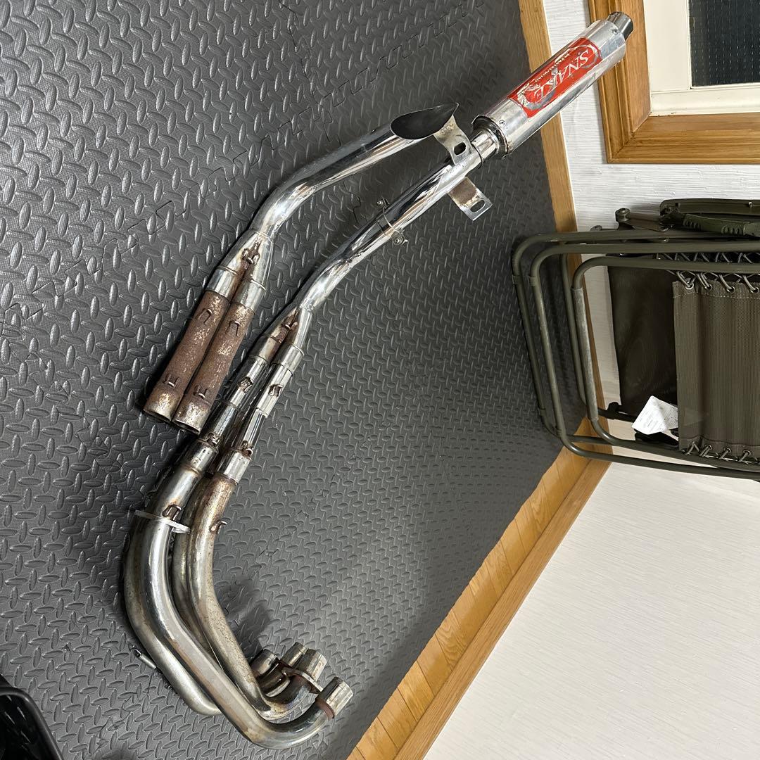 【希少】ゼファー400 スネーク菅4-2-1 と2-1ハスギリセット