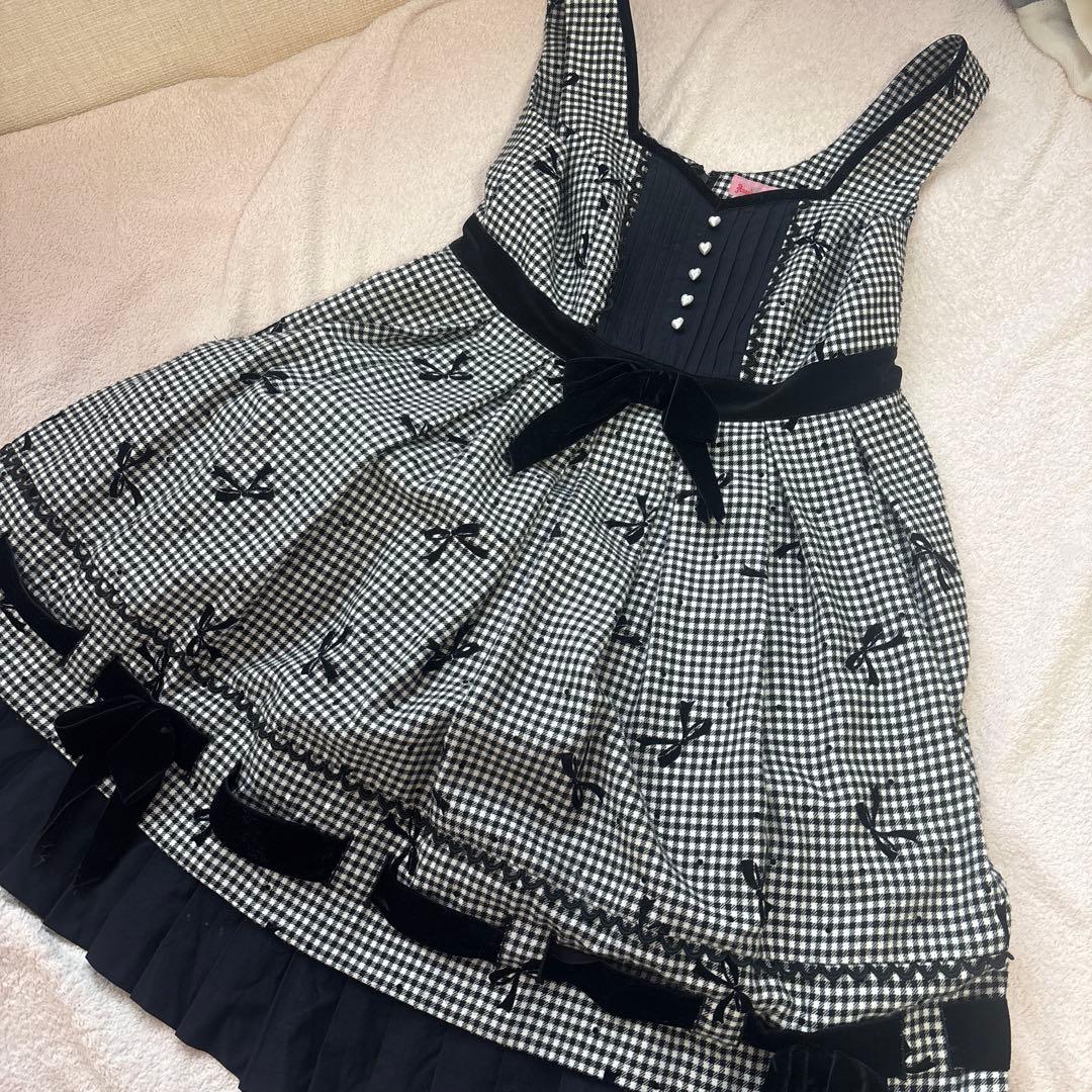 Angelic Pretty 千鳥柄 jsk ジャンスカ