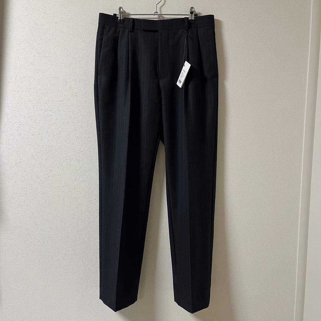 パンツ AURALEE 25AW BLUEFACED WOOL TWO-TUCK