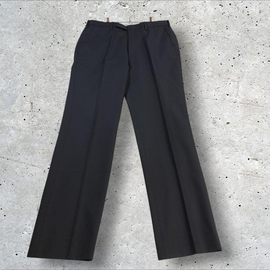 バーバリーブラックレーベル 3Pスーツ 黒 AB6 シャドーストライプ