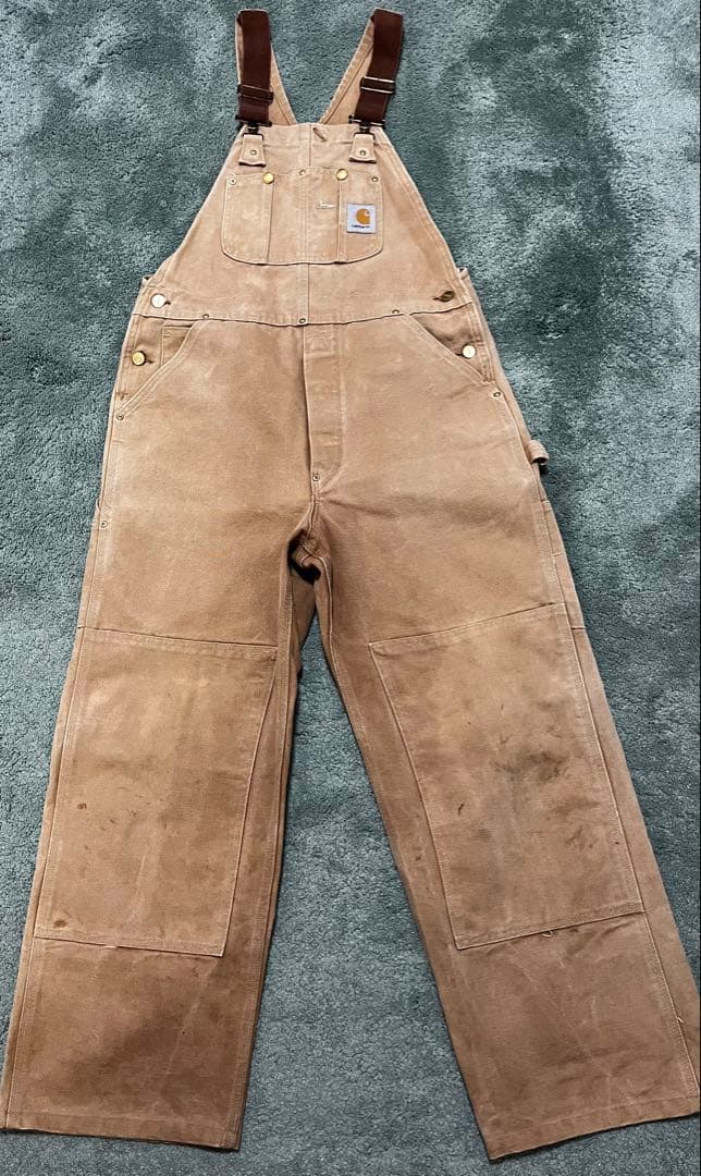 [USA製]Carhartt オーバーオール 実寸34×30