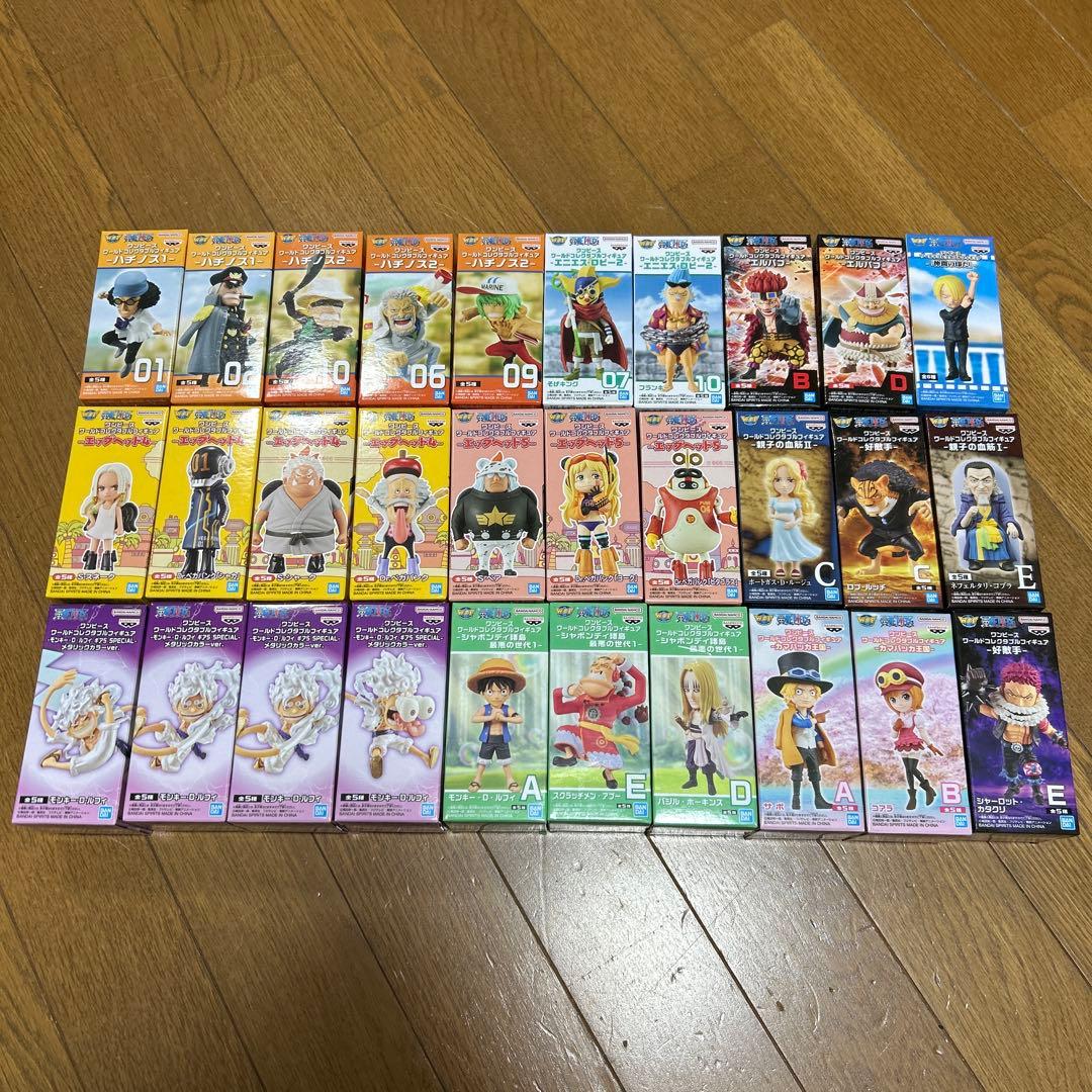 ワンピース ワールドコレクタブルフィギュア まとめ売り 全30種