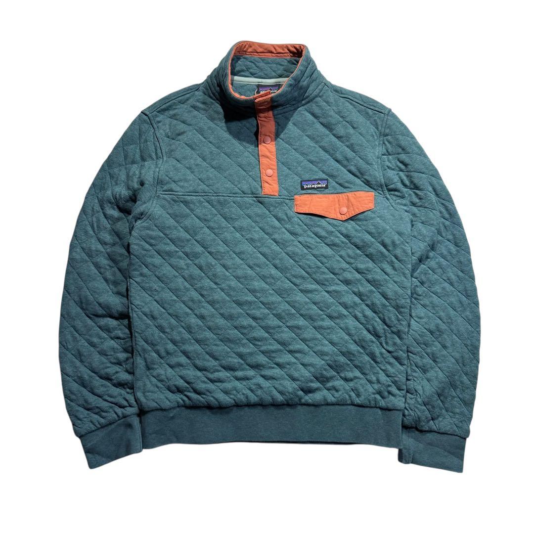 パタゴニア オーガニックコットンダイヤモンドキルト スナップT ビンテージ 古着