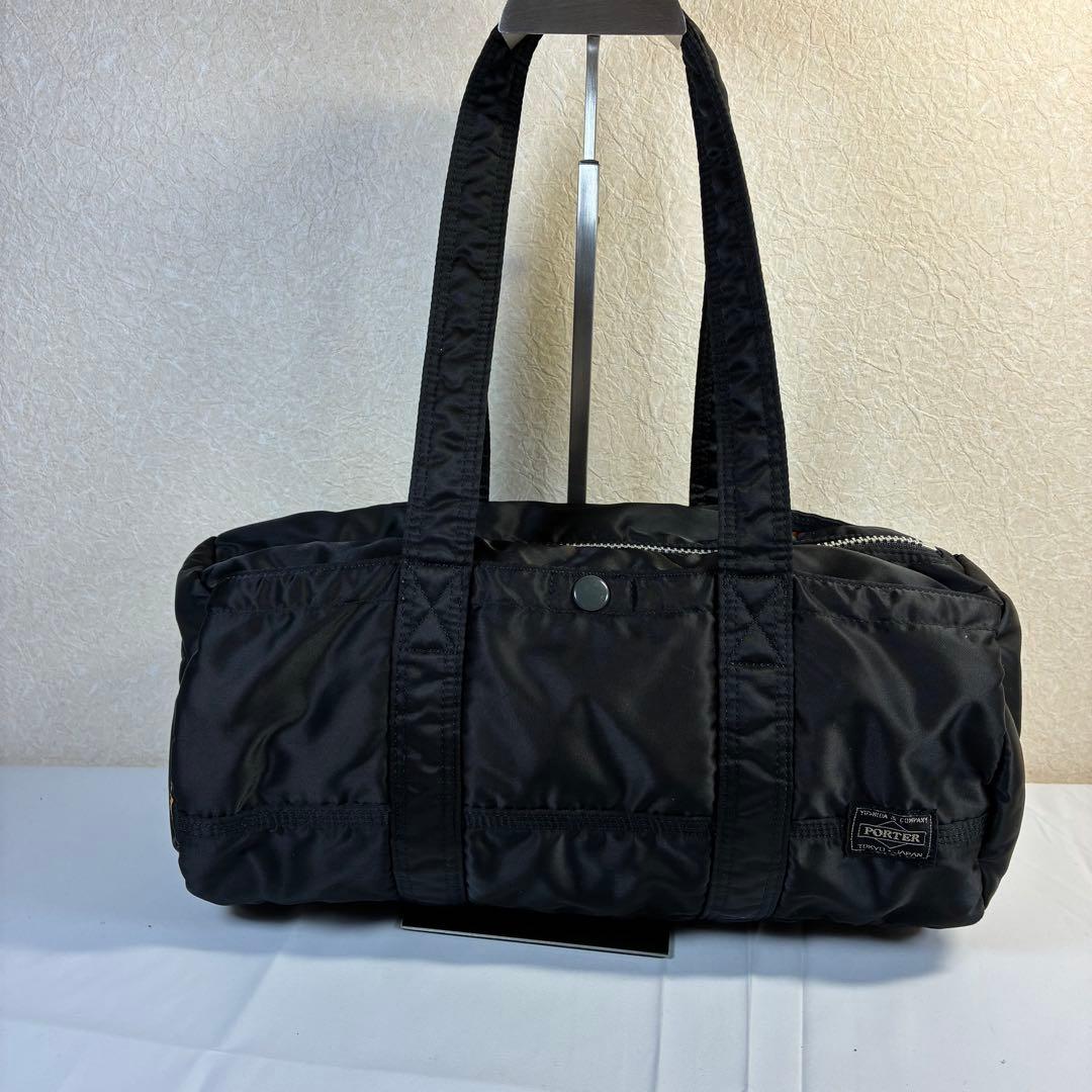 [未使用級] PORTER　タンカー　ドラムバッグ　ミニボストン　ダッフル