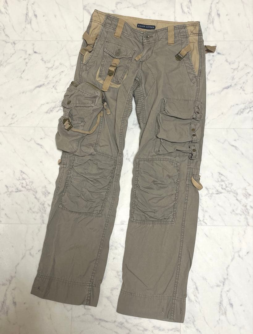 Ralph Lauren マルチポケット カーゴパンツ パラシュートパンツ