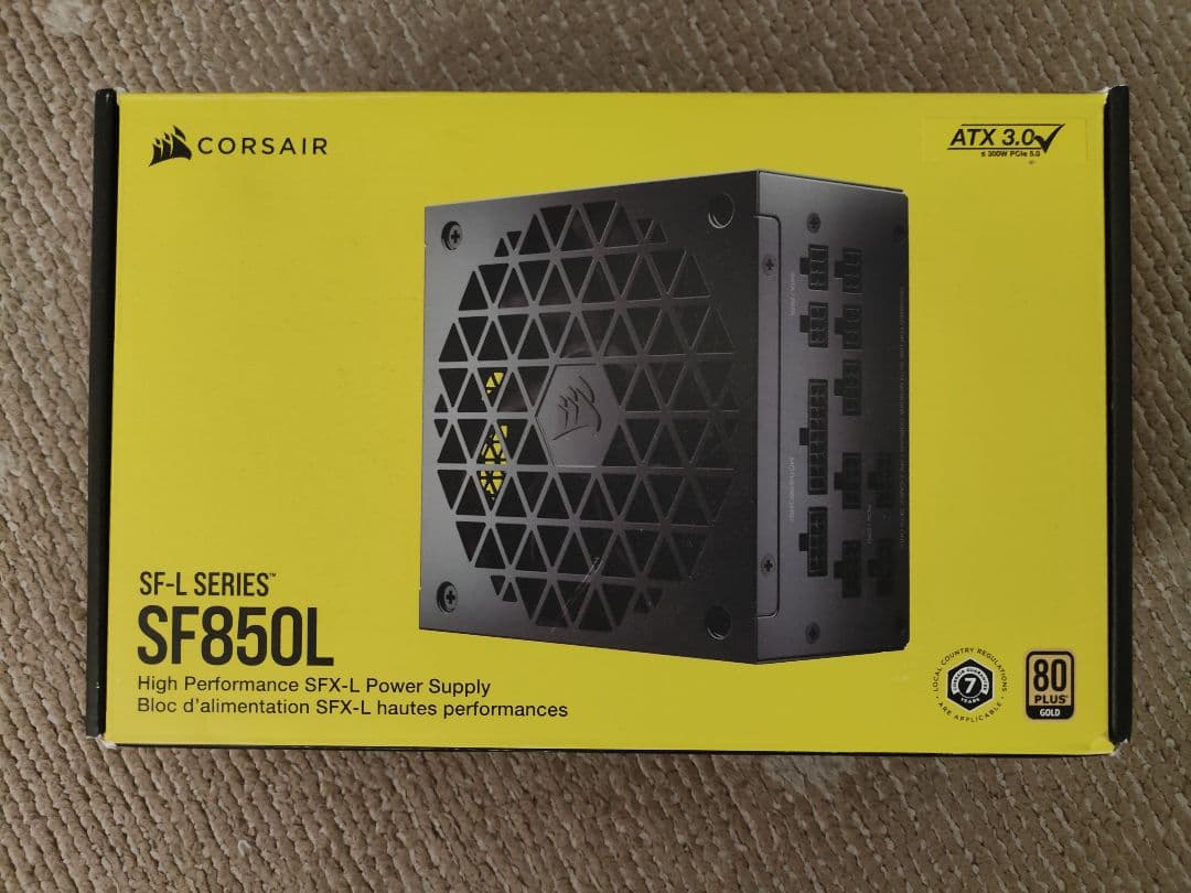 CORSAIR SF850L SFX-L電源ユニット 動作品