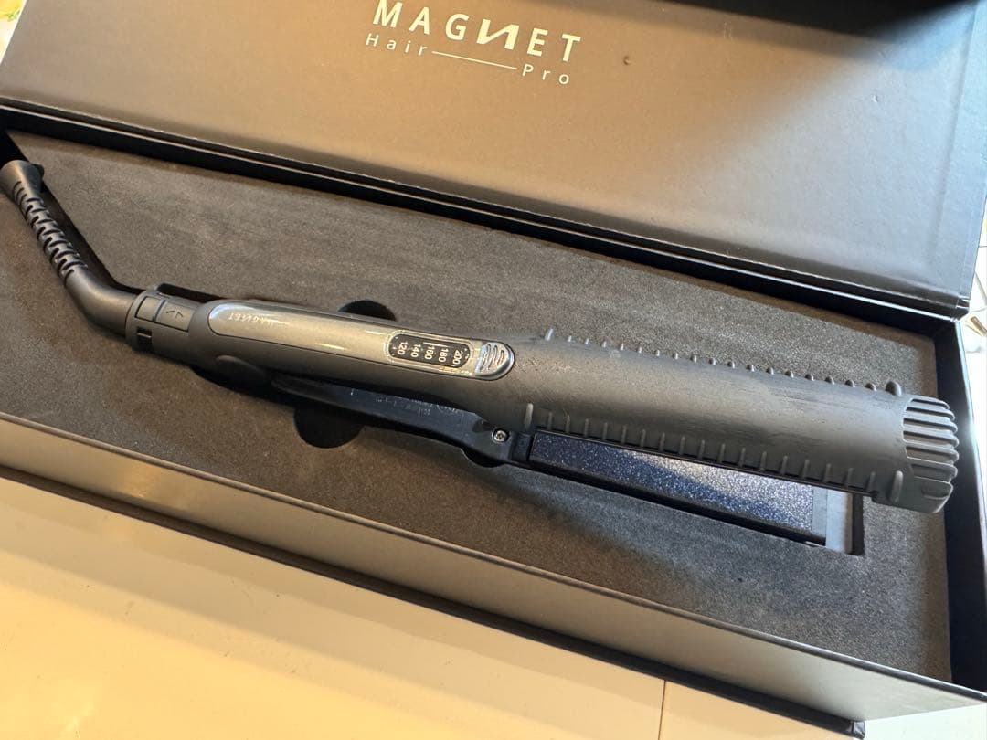 美品 マグネットヘアプロ ストレートアイロン HCS-G03DG