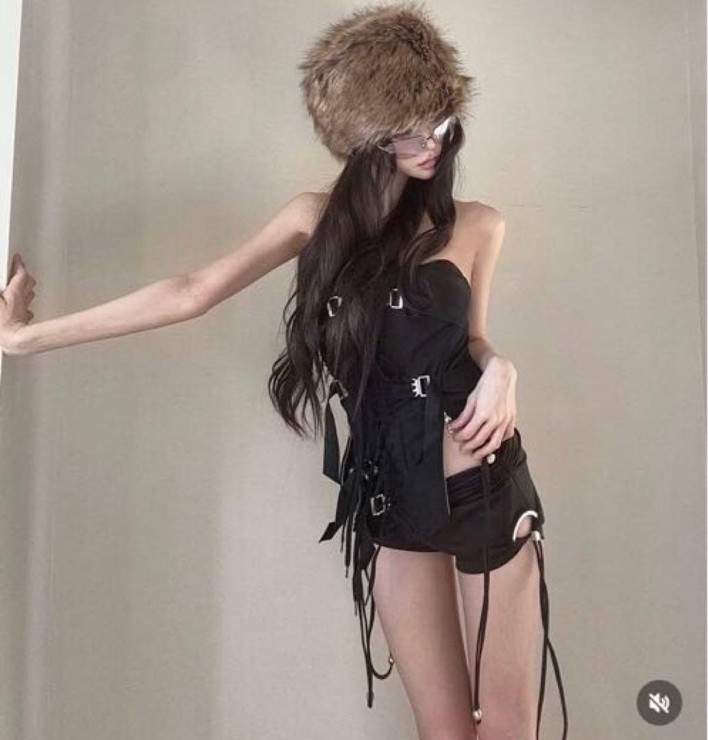 パンツ melt the lady drawstring short pants