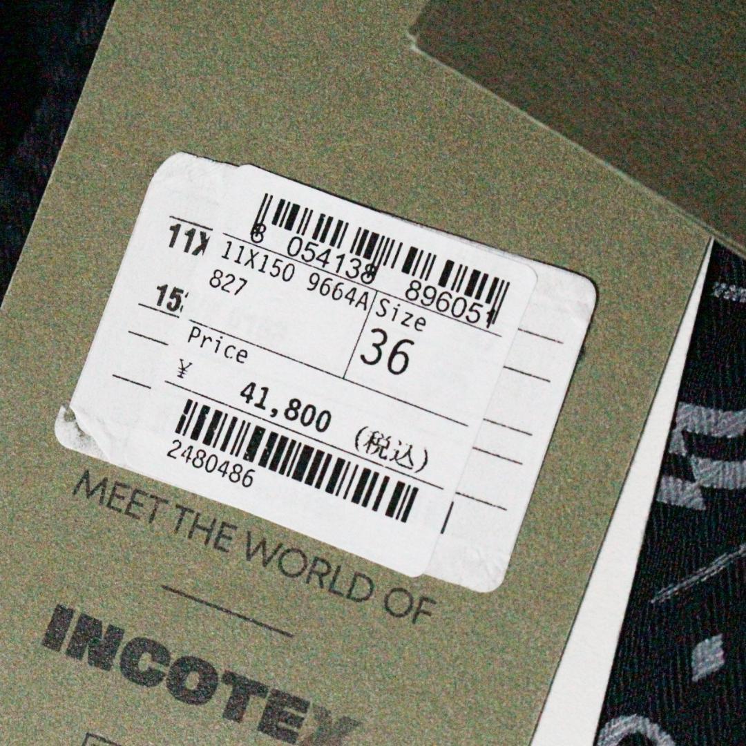 新品 インコテックス ストレッチチノ スリムフィットパンツ XLサイズ（W90紺