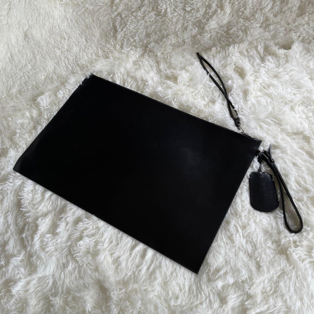 レア　HYKE×CHACOLI フラットポーチ　ラージ　上質　レザー＆キーケース