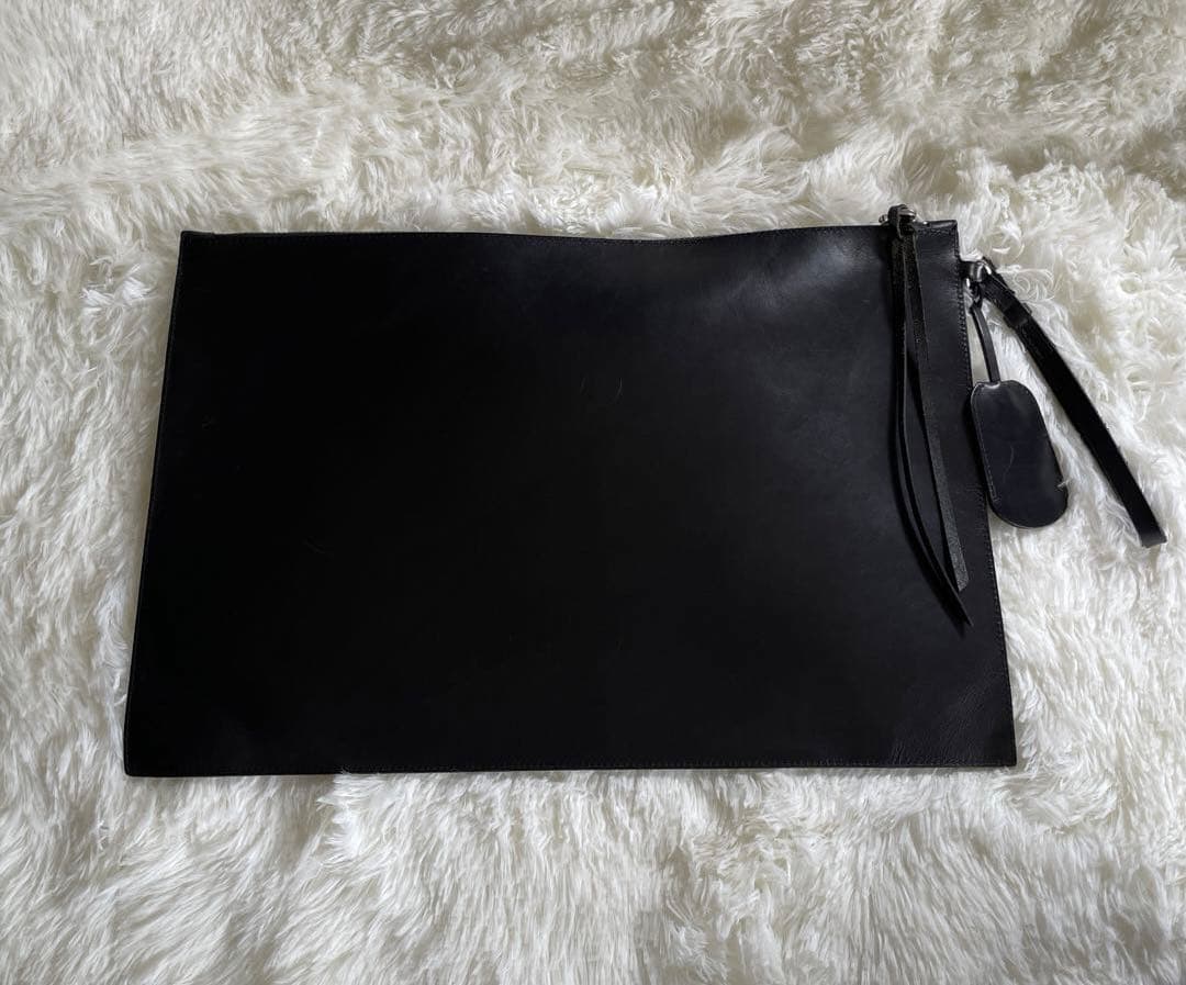 レア　HYKE×CHACOLI フラットポーチ　ラージ　上質　レザー＆キーケース