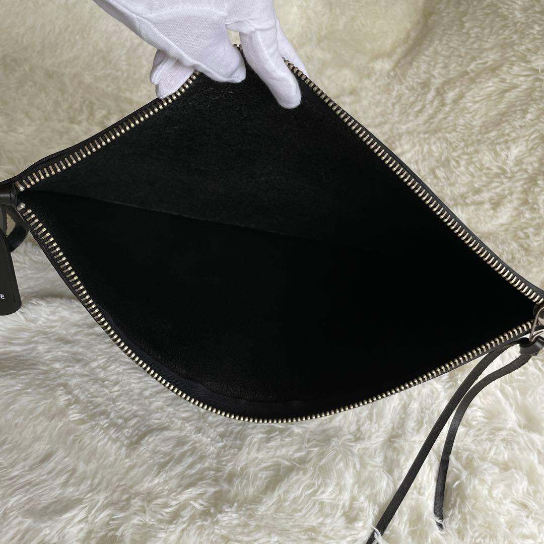 レア　HYKE×CHACOLI フラットポーチ　ラージ　上質　レザー＆キーケース