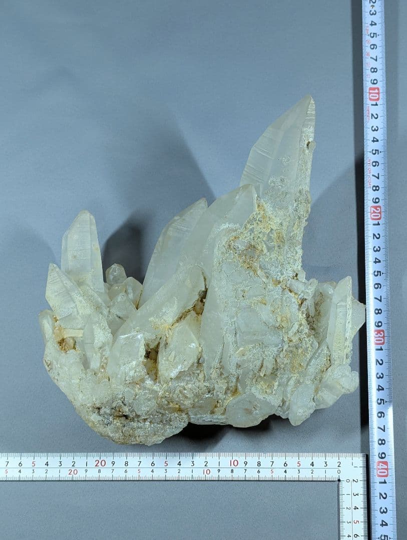 水晶 原石 クラスター 天然石 約3.8kg インテリア 鑑賞石 パワーストーン