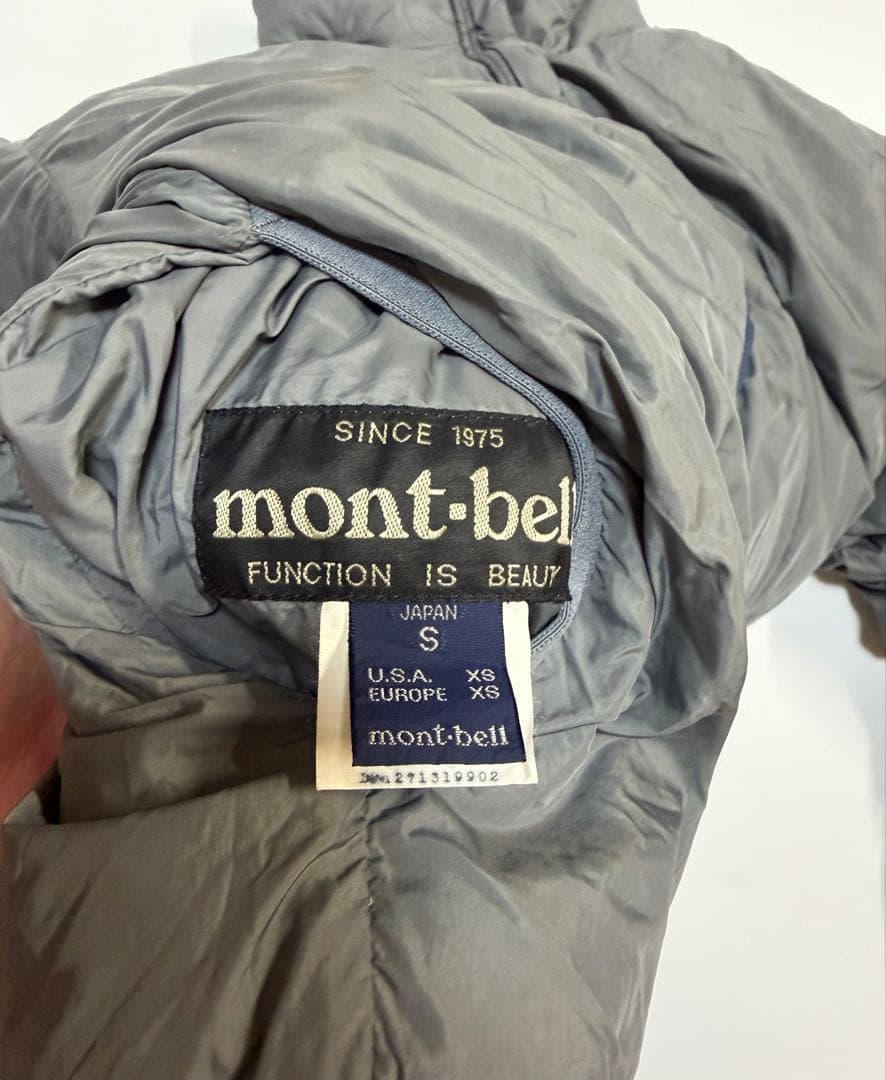 90s mont-bell リバーシブル　ダウンジャケット