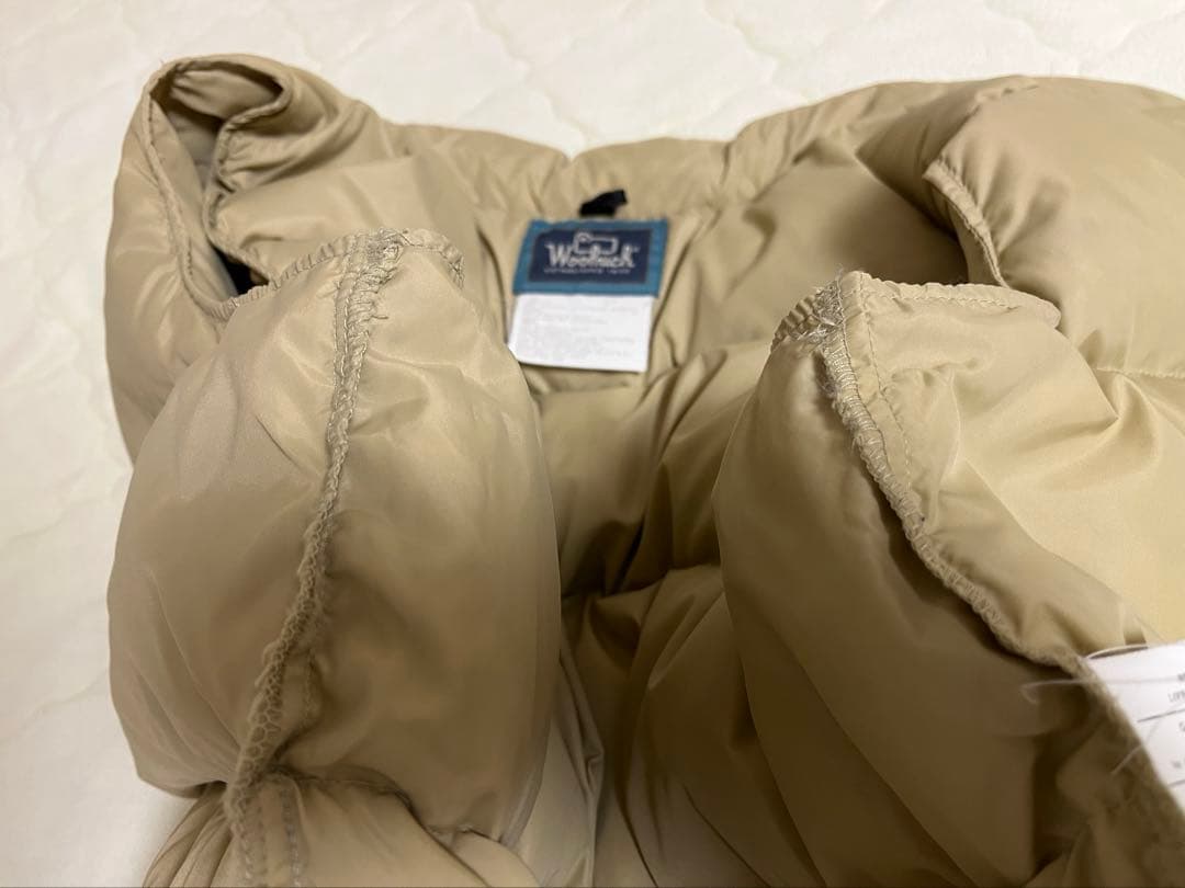 Woolrich ベージュ ダウンベスト　ビンテージ 80s USA