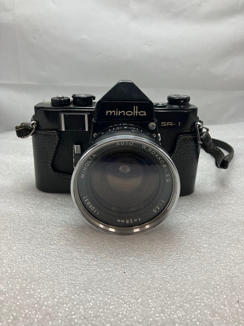 A21)ミノルタ SR-1 W.ROKKOR-SG 1:3.5 F=28mm