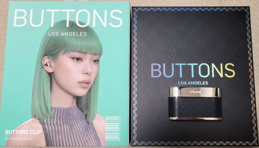 Buttons Clip ワイヤレスイヤホン