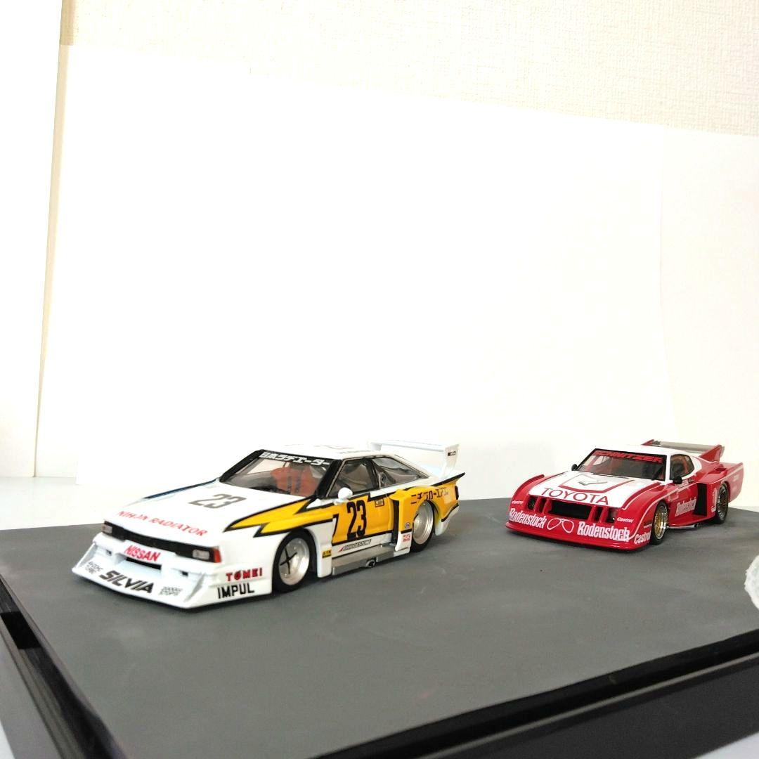 EBBRO 1/43 日産シルビア & トヨタセリカGr5 ミニカー
