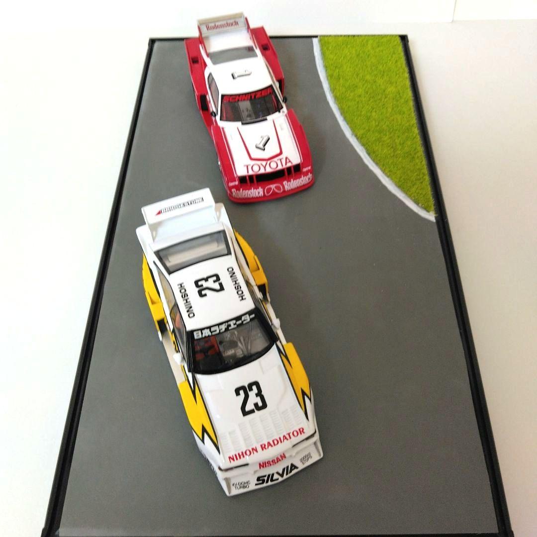 EBBRO 1/43 日産シルビア & トヨタセリカGr5 ミニカー