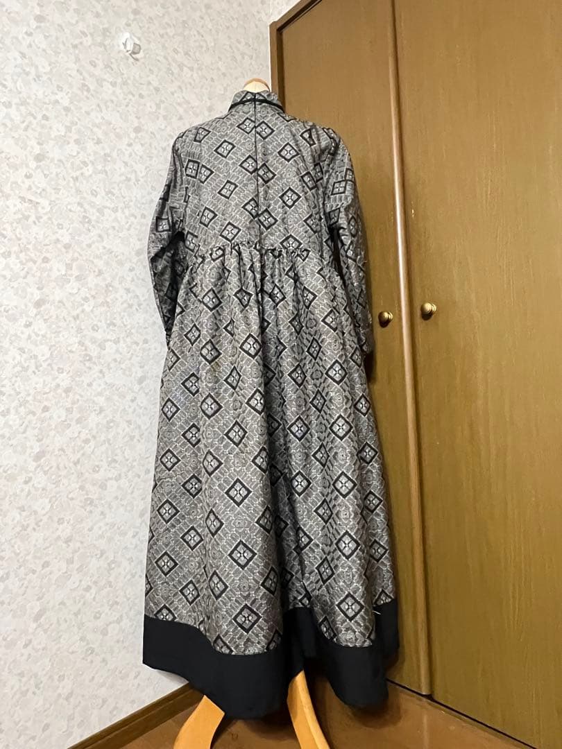 着物リメイクワンピース　 L〜L Lサイズ