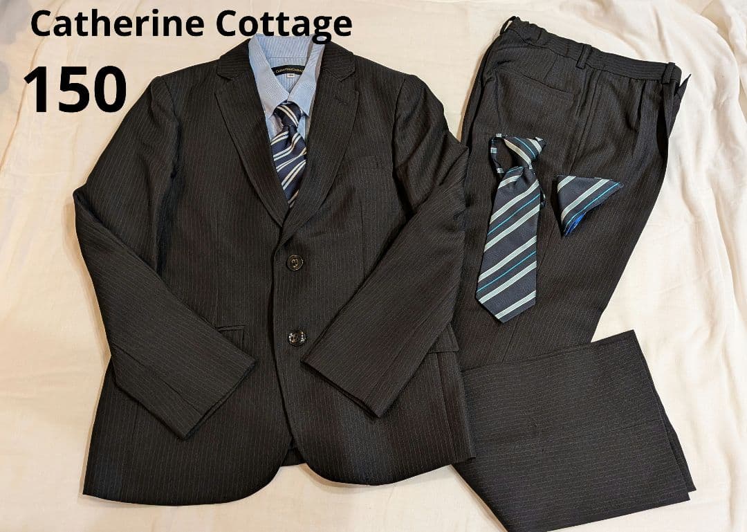 キャサリンコテージ 男児 フォーマルスーツ150◆6点セット　卒業式