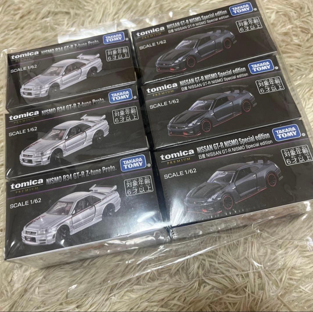 ジャパンモビリティショー2025 トミカプレミアム　日産　GT-R 6台セット