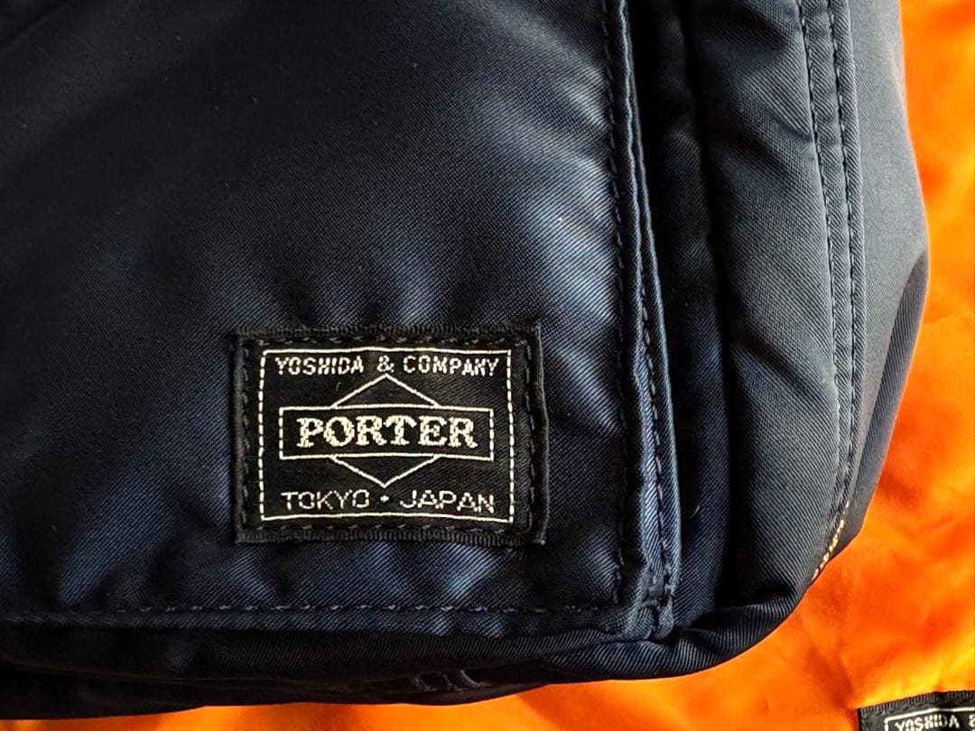 廃盤　美品　吉田カバン　ポーター　タンカー　ショルダーＳ　アイアンブルー