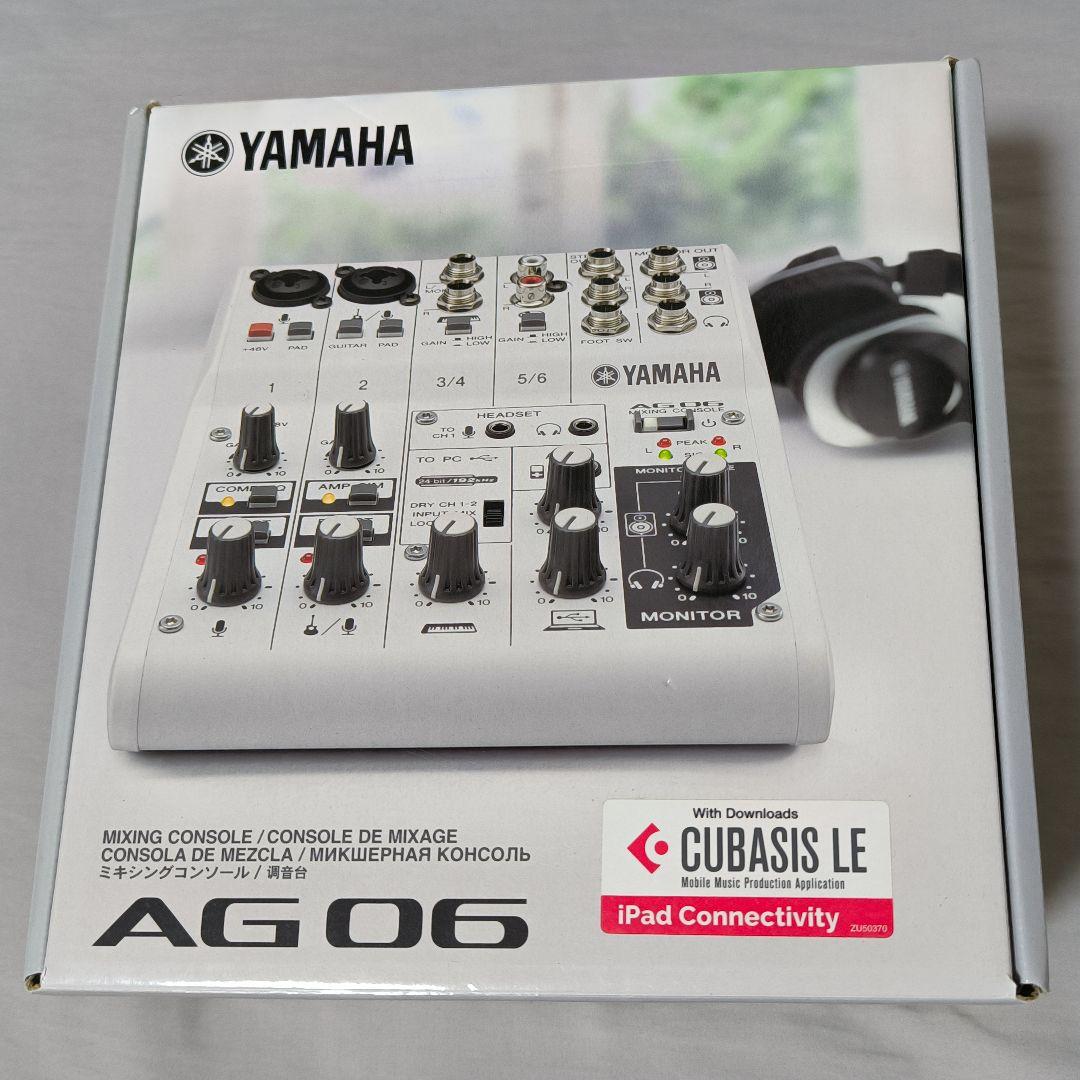YAMAHA AG06 ミキシングコンソール オーディオインターフェイス