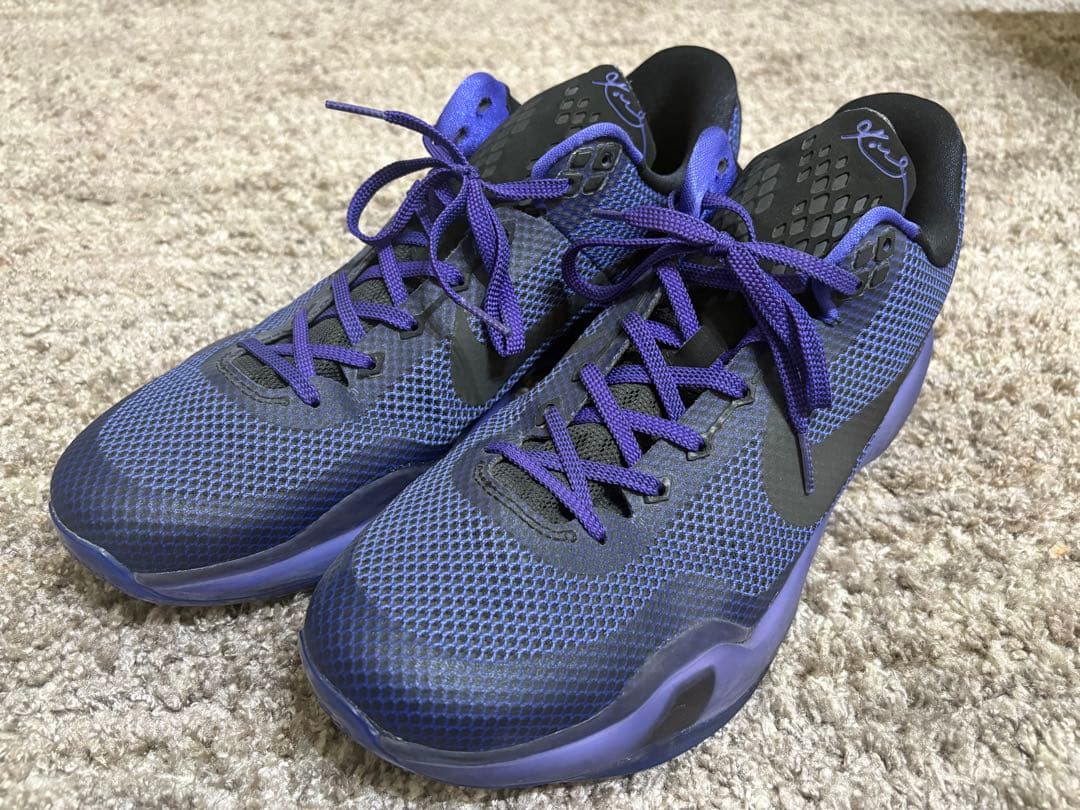 アンソニー様Nike Kobe10 Black/Persian Violet