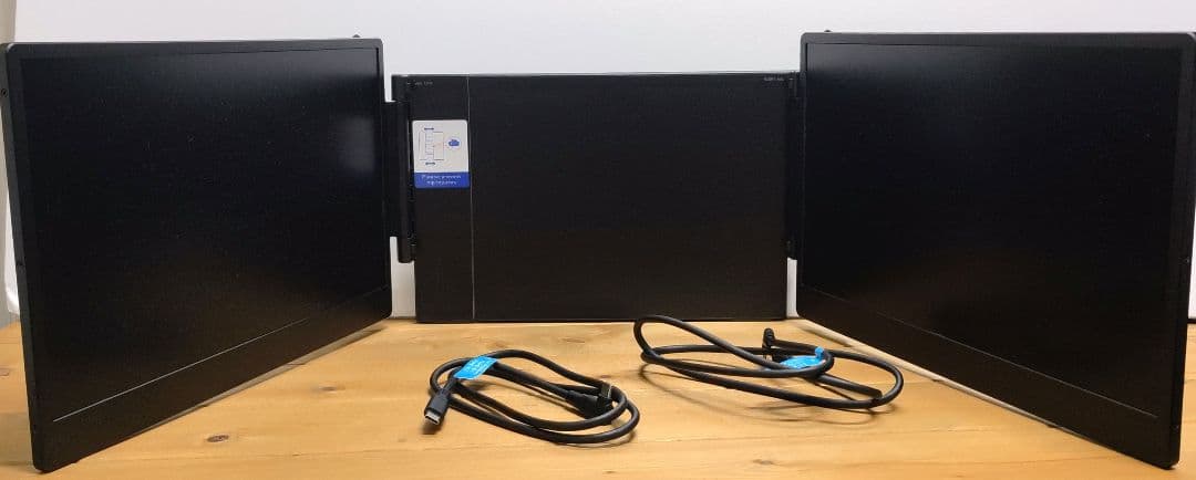 14インチ デュアルモニター LivElect