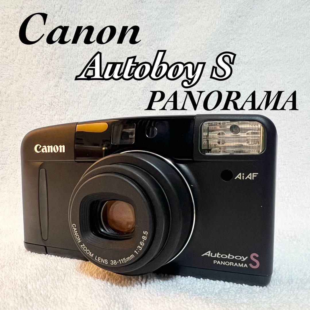 【完動品 美品】Canon Autoboy S ブラック 動作確認済 フィルム