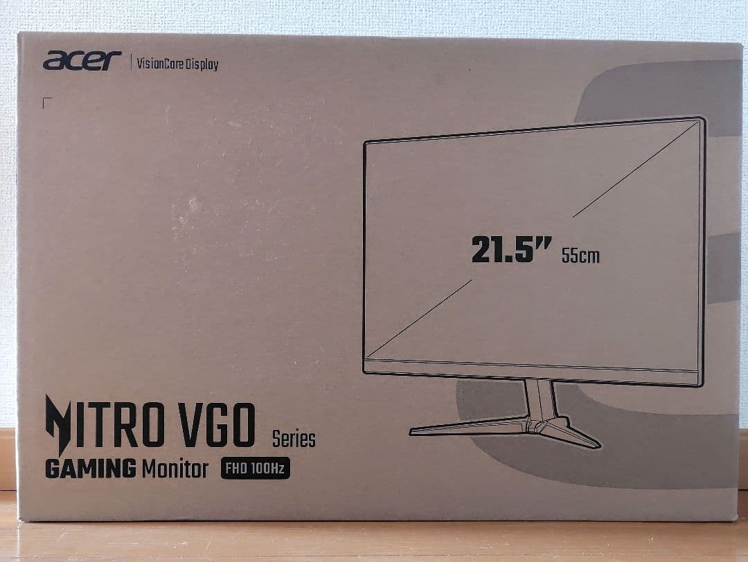 ゲーミングモニター acer VG220QE3bmiix 新品未開封