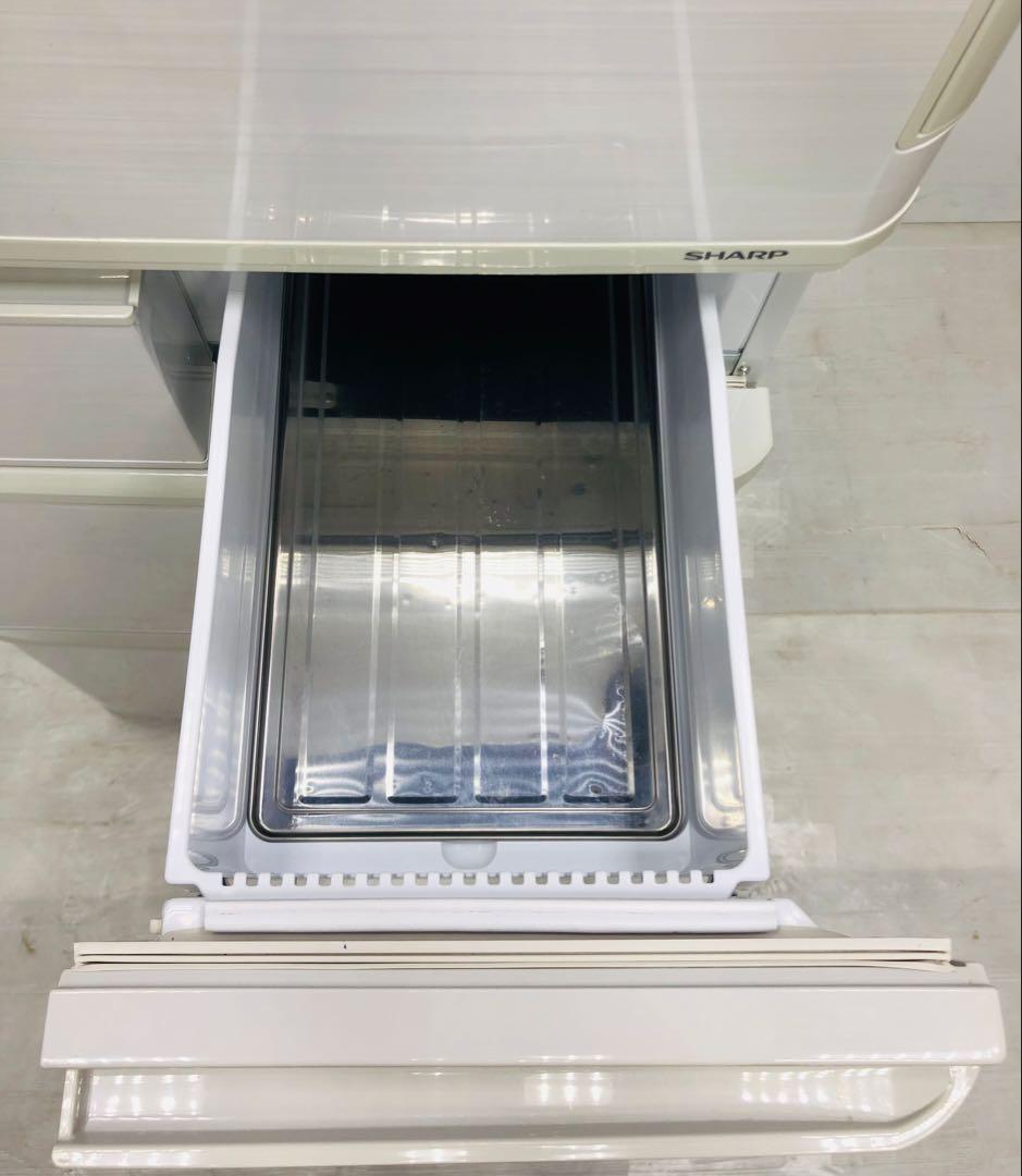 18年製　シャープ　冷蔵庫　5ドア　412L SJ-P411D-H