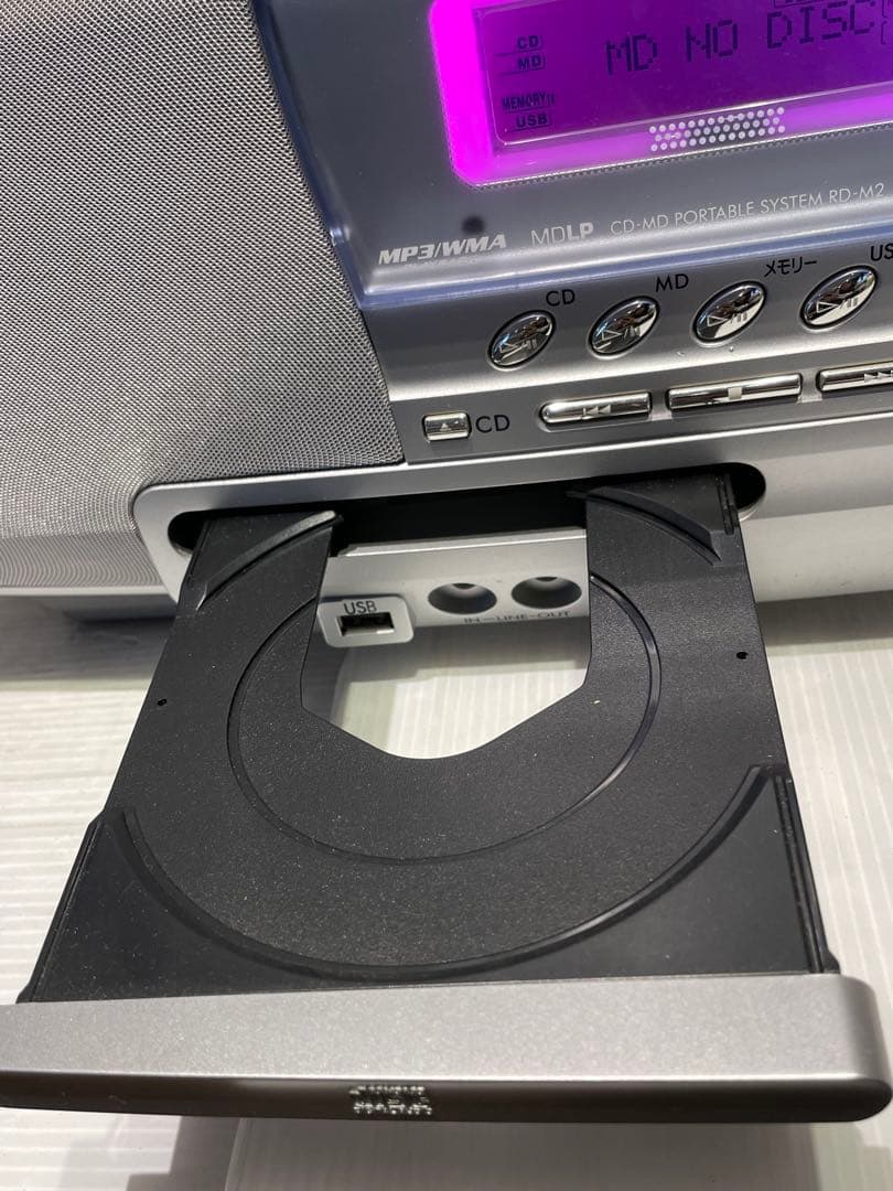 【Victor/ビクター】RD-M2-S コンポ　通電確認済み　CD MD