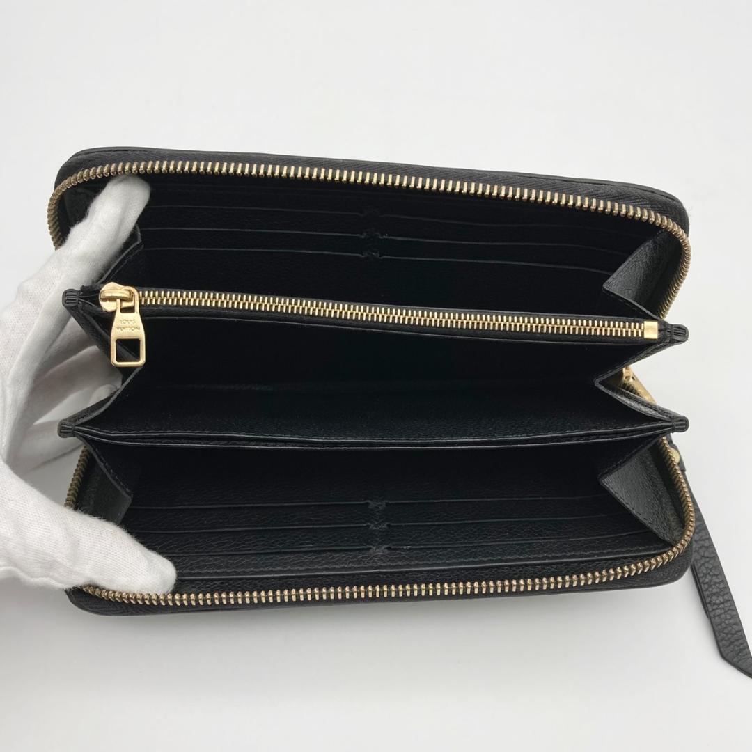 ルイヴィトン アンプラント ジッピーウォレット ノワール　712