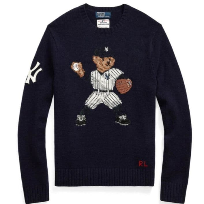 希少　ポロラルフローレン　ポロベア　セーター　ヤンキース