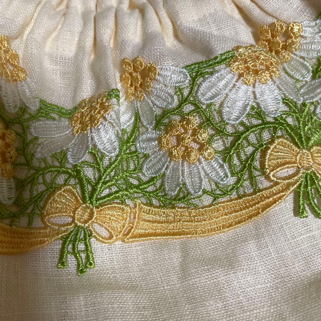 近沢レース　カモミール　折りたたみ日傘　クリーム