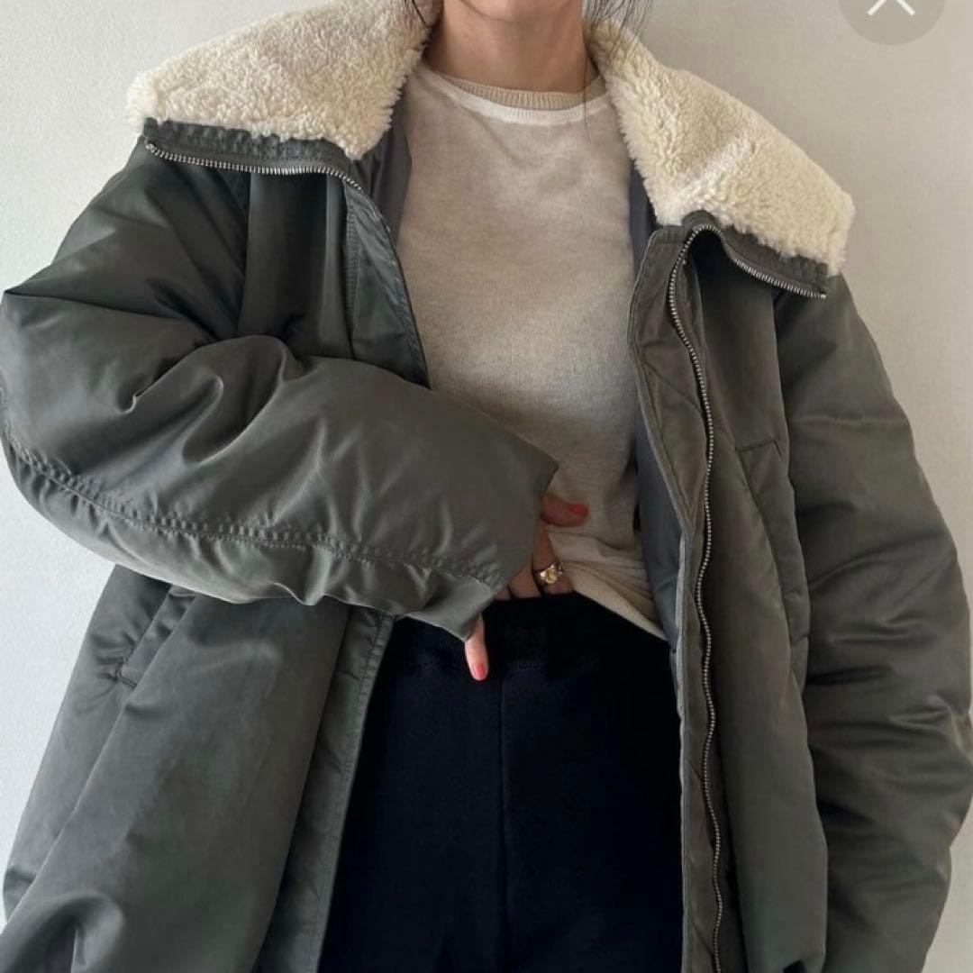 ジャケット・アウター miuCLANE BALLOON DESIGN HOODED N3B