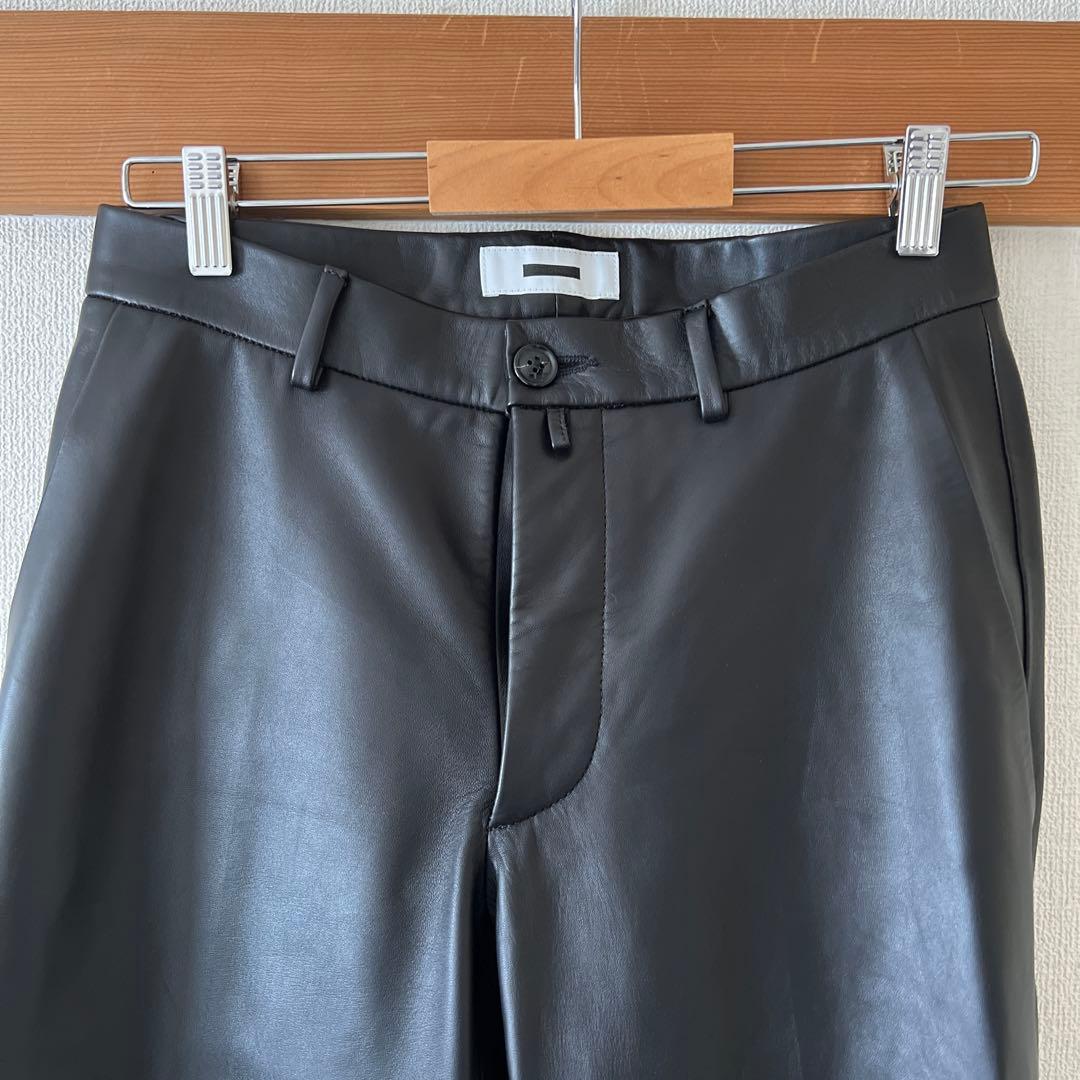 y*a様 定価14万　ほぼ新品　REVERBERATE 30 レザーパンツ　レシ