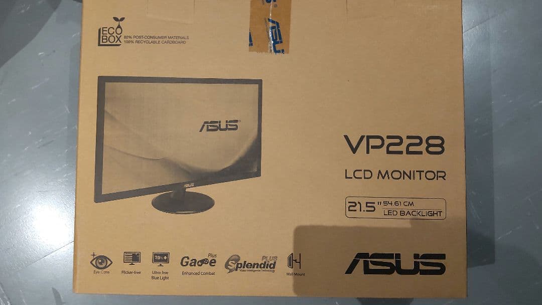 【未開封】ASUS VP228HE-J 21.5型ワイドモニター/ ブラック