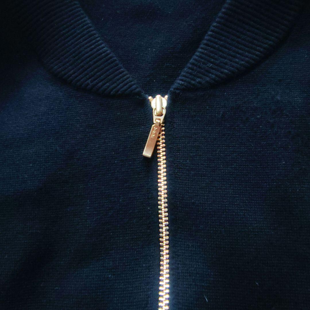 極美品　23区　46　ヴィスコースストレッチ ニットブルゾン　2023　洗える