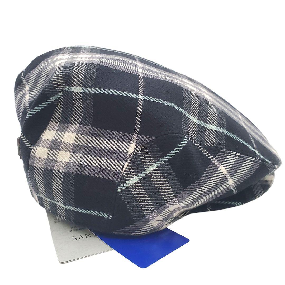 希少 未使用 バーバリーブルーレーベル ハンチング 帽子 ノバチェック タグ付
