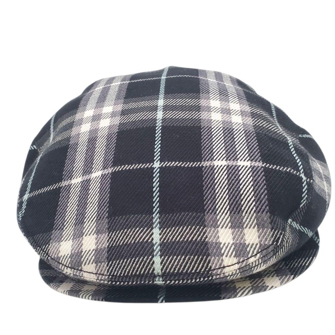 希少 未使用 バーバリーブルーレーベル ハンチング 帽子 ノバチェック タグ付
