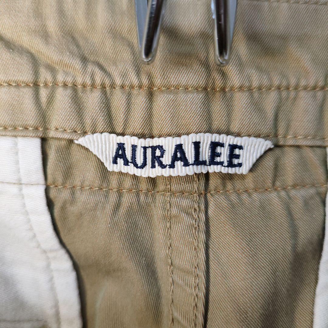 AURALEE　オーラリー　 FINX CHAMBRAY WIDE PANTS